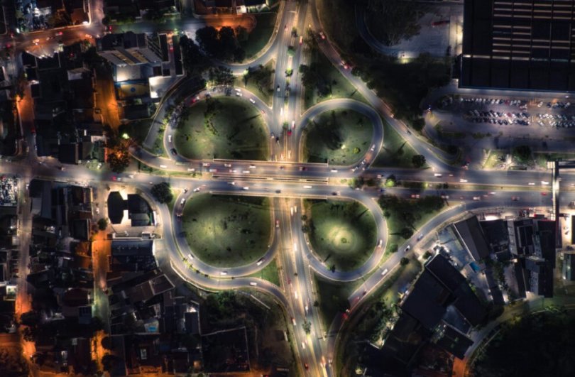 Imagem da rotatória da rodoviária de Cuiabá vence concurso de fotografia...