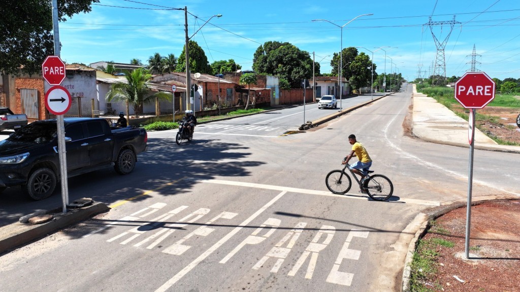 Prefeitura de Cuiabá, vai entregar por meio da Semob, mais 17 quilômetros de ciclofaixa na Avenida Contorno Leste